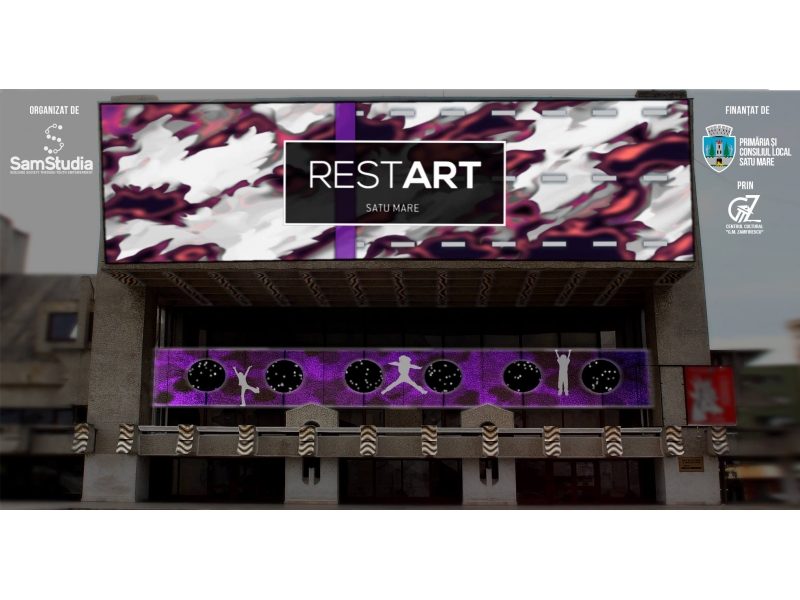 Proiect spectaculos în centrul nou! Proiecții laser de mare efect în Satu Mare