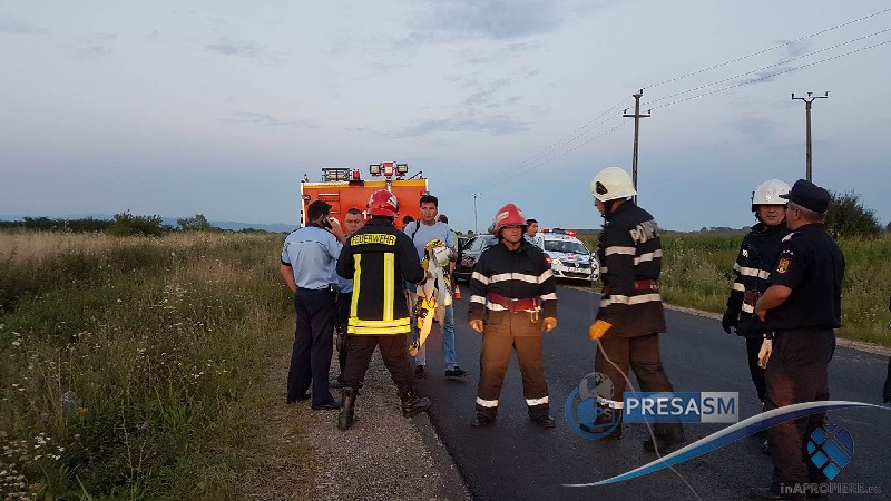PERICOL PUBLIC. Accident frontal, provocat de un bărbat fără permis de conducere