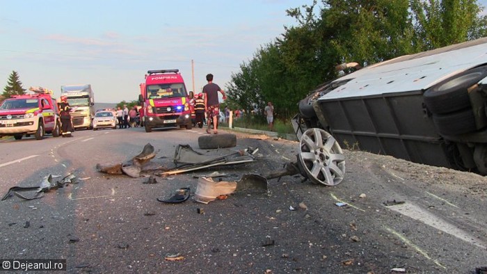 VIDEOREPORTAJ. Accident grav. Mărturia șoferului autobuzului FANY, plin cu sătmăreni