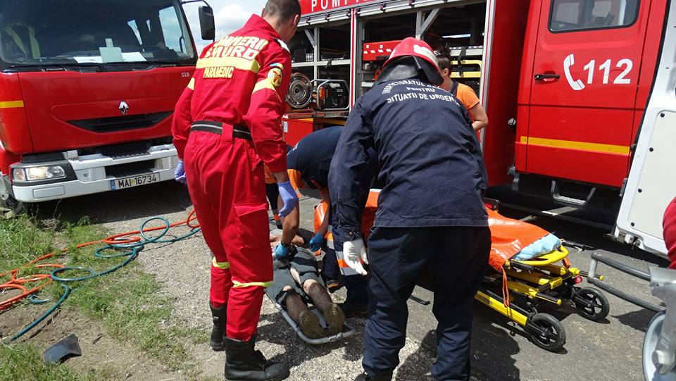 Accident mortal în municipiul Satu Mare. Șofer strivit de o basculantă