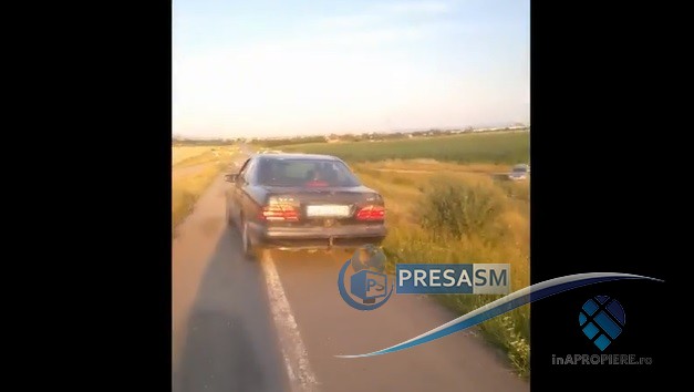 VIDEO. Un alt ”jmeker” cu ”Merțan” înjură ordinar bicicliștii pe digul Someșului