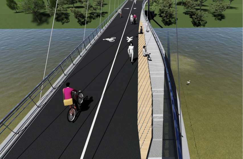 ÎN SFÂRȘIT! Proiectul Podului Pietonal pe Someș, scos la licitație