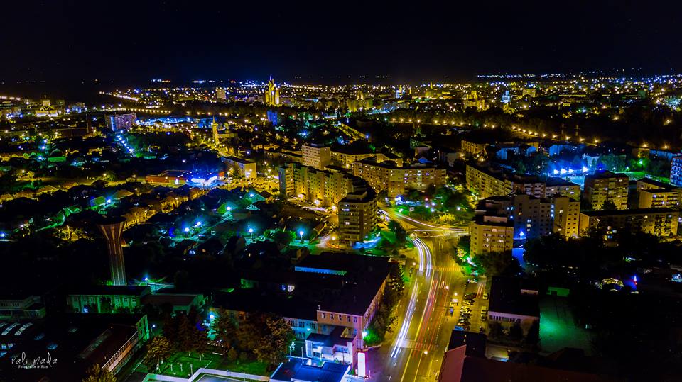 FOTO. Satu Mare, noaptea! Fotografie superbă, care face furori pe Facebook