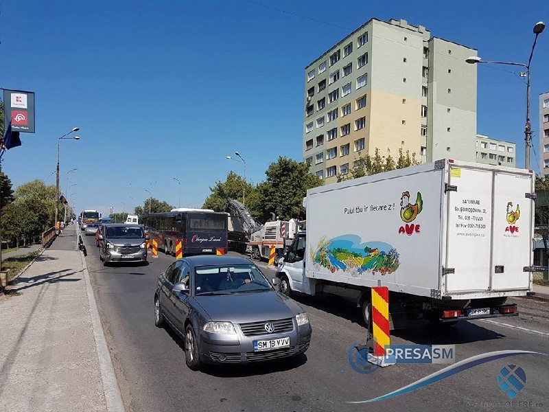 Jale pe Podul Decebal! Primăria a amendat firma. Lucrările sunt abandonate