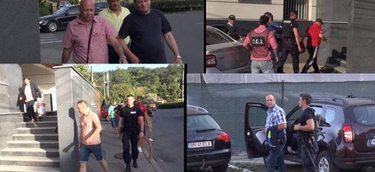 VIDEO. Patru polițiști reținuți de ofițeri anticorupție din Satu Mare