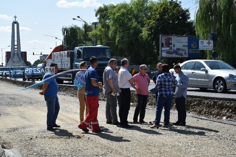 FOTO. Se reiau lucrările pe Podul Decebal. Noi promisiuni: gata în 27 de zile