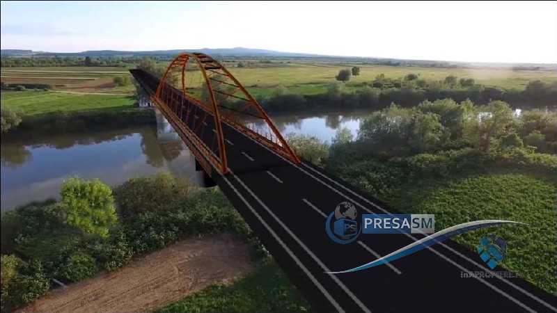 FOTOGALERIE. Începe construcția unui pod major în județ! Între Pomi și Seini