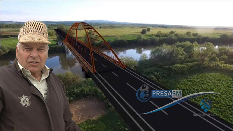 FOTO. Viitorul pod de la Pomi îl ”pensionează” pe podarul Ioan Coț. BAC-ul va fi retras