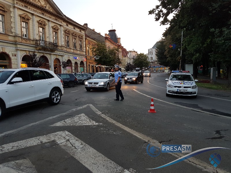 Filtre ale Poliției Rutiere în Satu Mare. Vânați șoferii care nu dau prioritate pietonilor