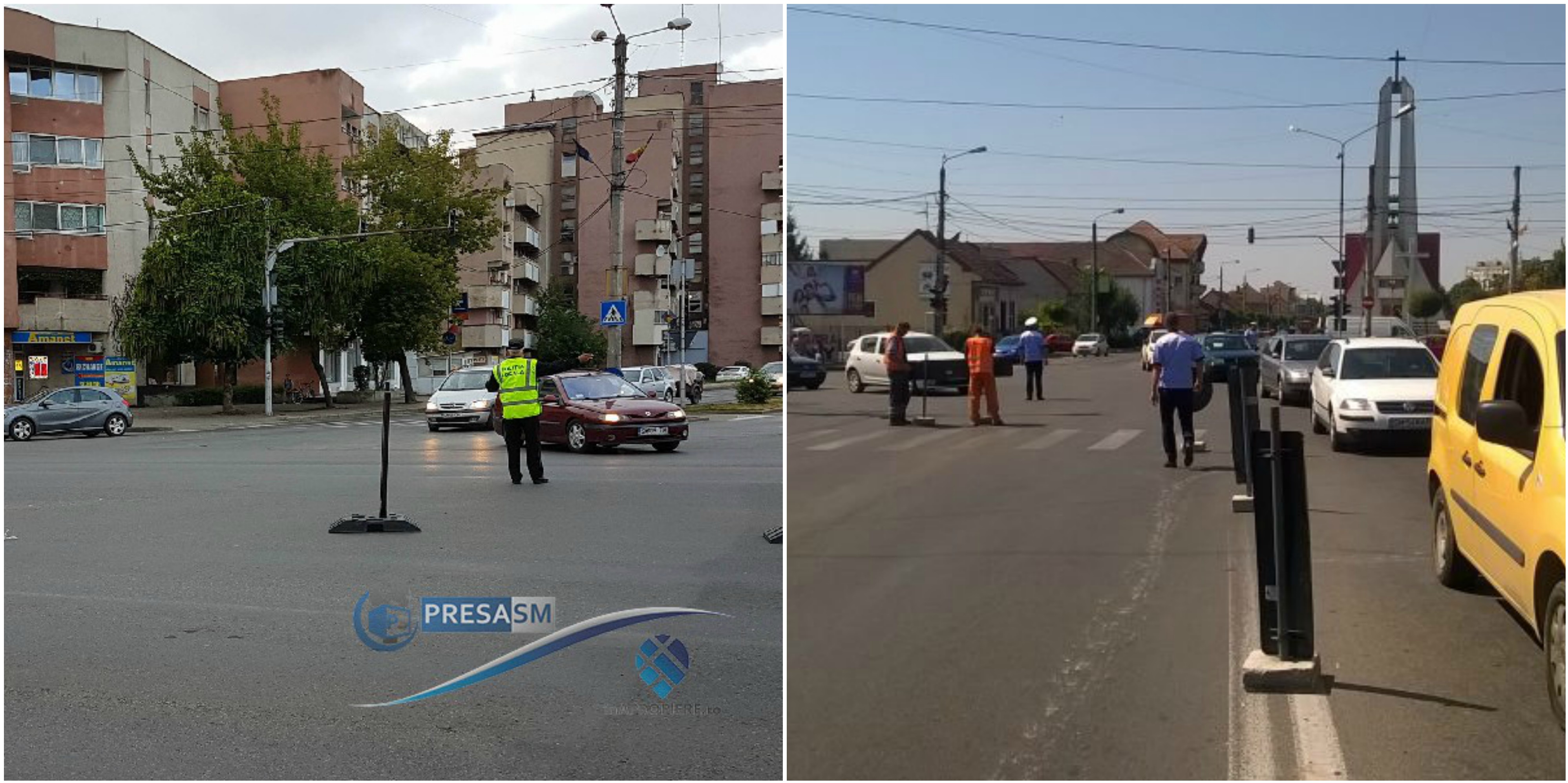 FOTO&VIDEO. Podul Decebal, închis parțial. Restricții și în intersecția de la Podul Golescu