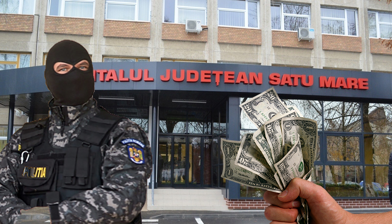Percheziții la Spitalul Județean Satu Mare. Suspiciuni de mită la concursul pentru asistenți