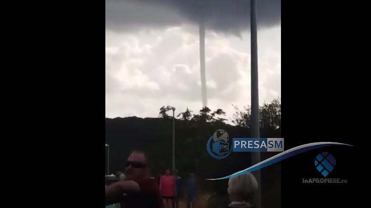 VIDEO. Povestea unor sătmăreni care s-au ”întâlnit” cu o tornadă