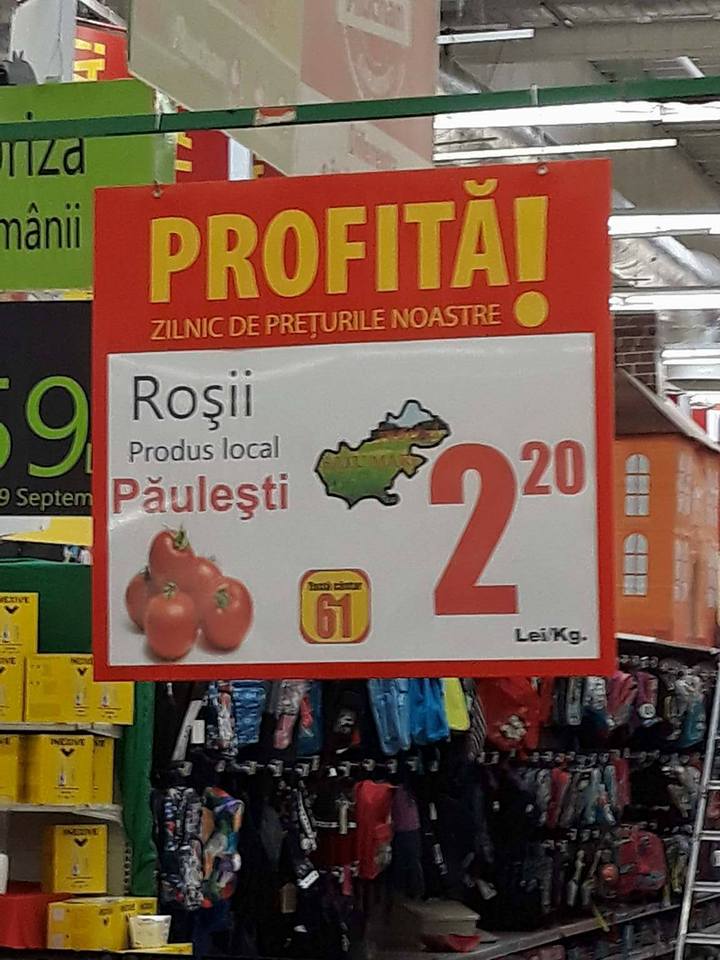 FOTOGALERIE. Premieră! Produse agricole din Satu Mare în supermarketul Auchan