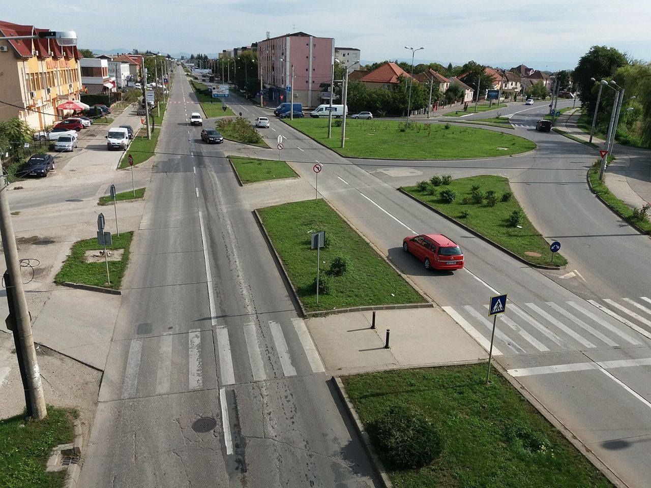 FOTO. Sens giratoriu pe Drumul Botizului, începând de sâmbătă. Modificări și în zona centrală