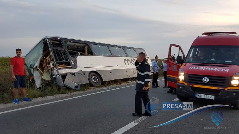 FOTO. Polițiștii au stabilit cauza accidentului de pe DN 19. Vinovat: șoferul sârb