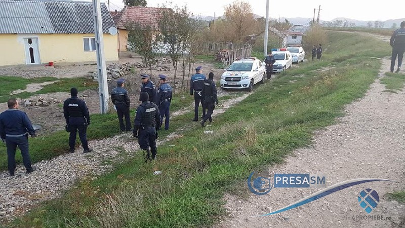 Trupele speciale au descins astăzi în cartierul de rromi din Sanislău, județul Satu Mare