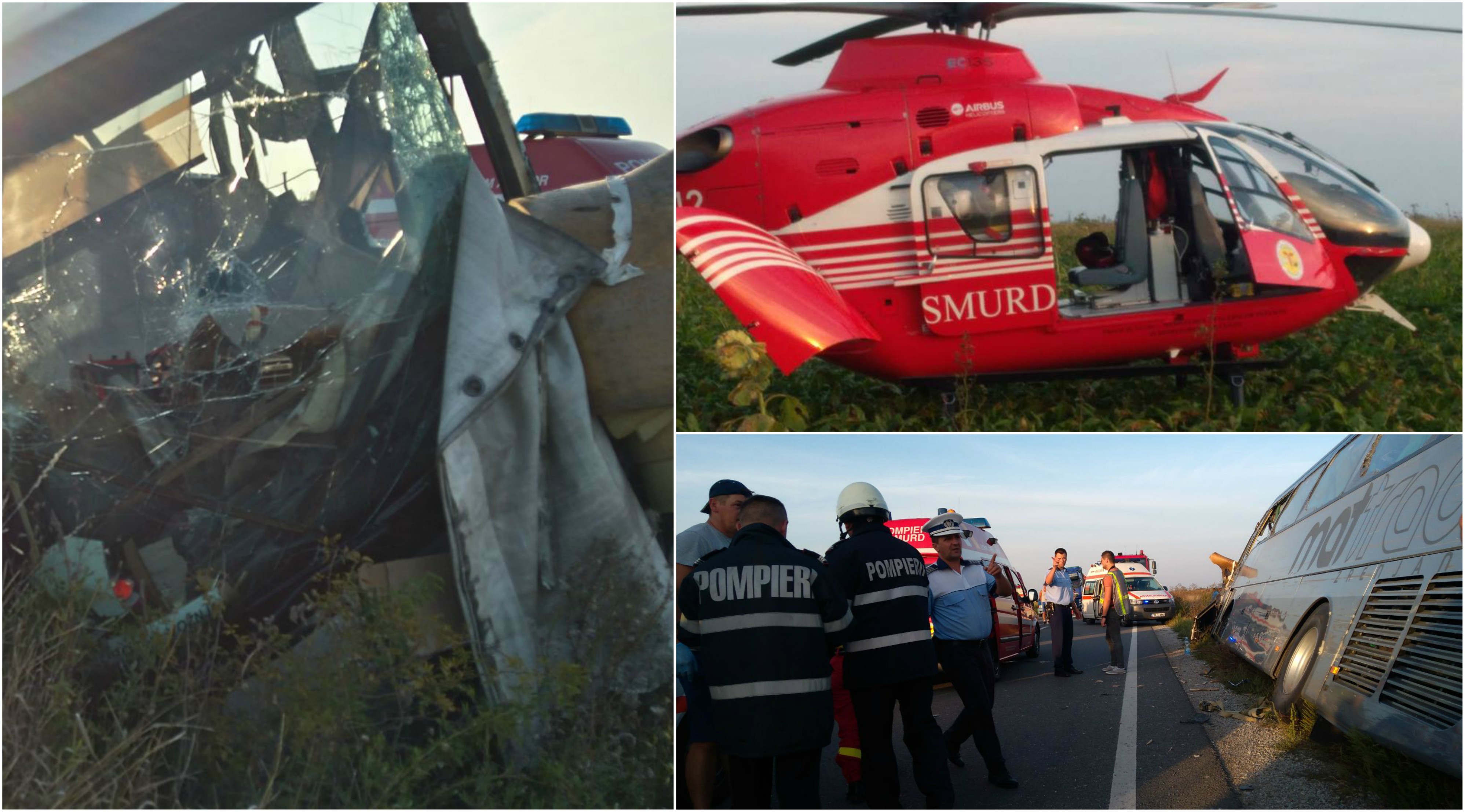 FOTO. Codul roșu pe DN 19. Zeci de pompieri din Satu Mare, Arad și Bihor au intervenit