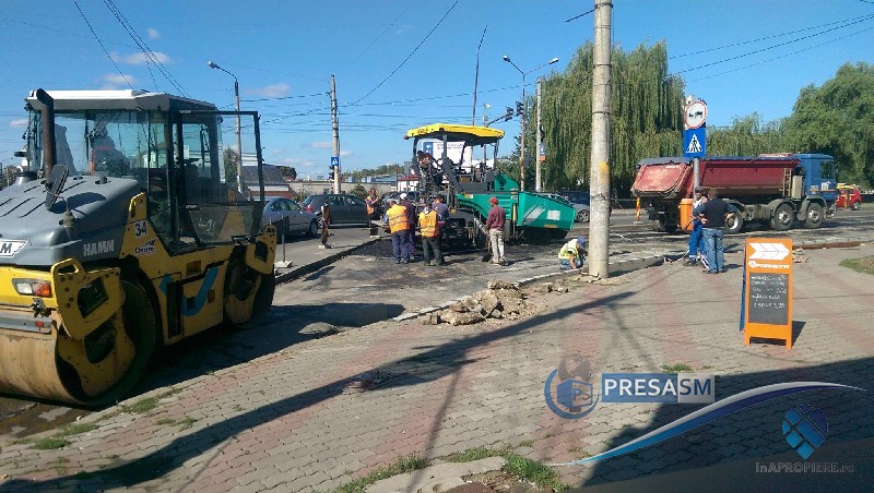 FOTOGALERIE. MINUNE! Se asfaltează Podul Decebal! Se reia traficul normal în câteva zile