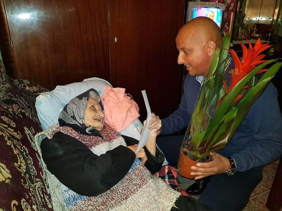 FOTO. Balint Maria, cea mai vârstnică sătmăreancă! A împlinit 103 ani!