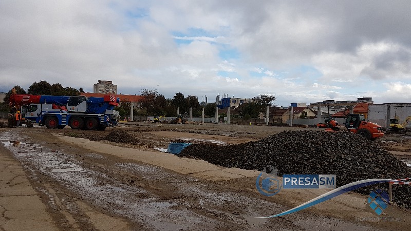 FOTO&VIDEO. Lucrări avansate la noul Kaufland. Va fi gata în acest an, pe Drumul Botizului!