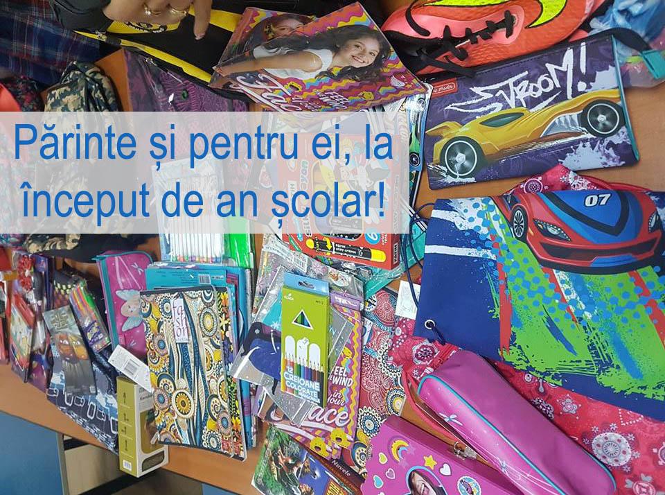Ce gest! Zece copii nevoiași și-au cumpărat tot ce au vrut pentru școală