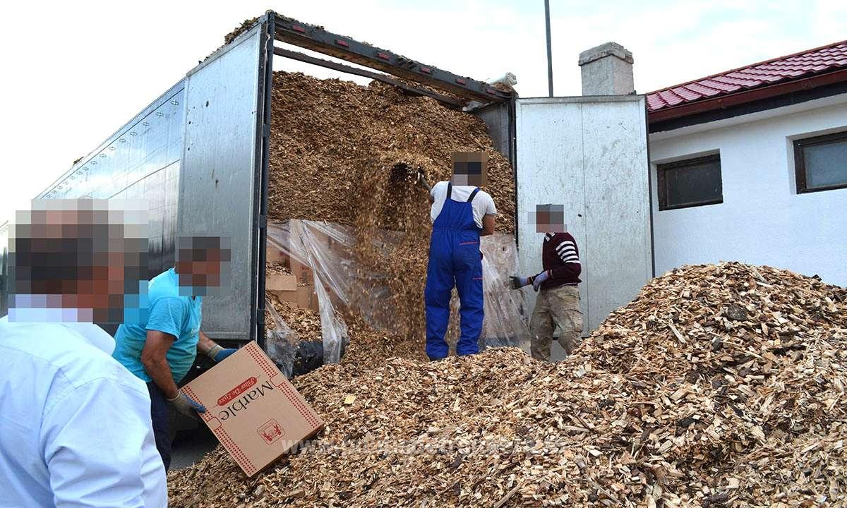 FOTO&VIDEO. RECORD absolut! Cantitate impresionantă de țigări confiscate la Halmeu