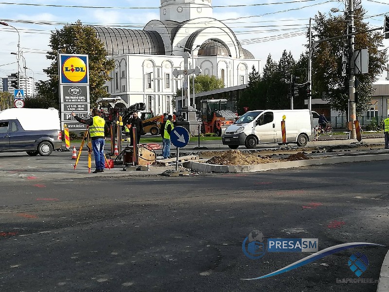 FOTO. Lidl vrea sens provizoriu la Crinul. Primăria nici nu vrea să audă de asta!