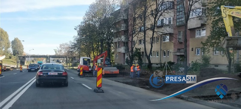 FOTO/VIDEO. Lucrări intense la sensul giratoriu, de pe Drumul Botizului, construit de Kaufland