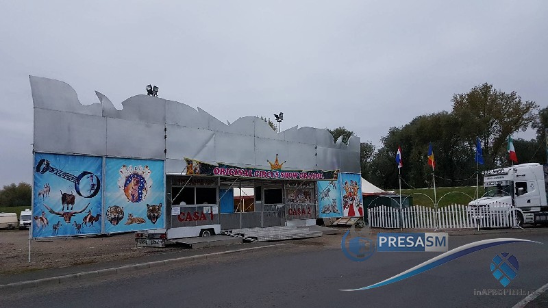 FOTO. Primăria scoate circul din Satu Mare! Lăsat fără autorizație pentru tupeu