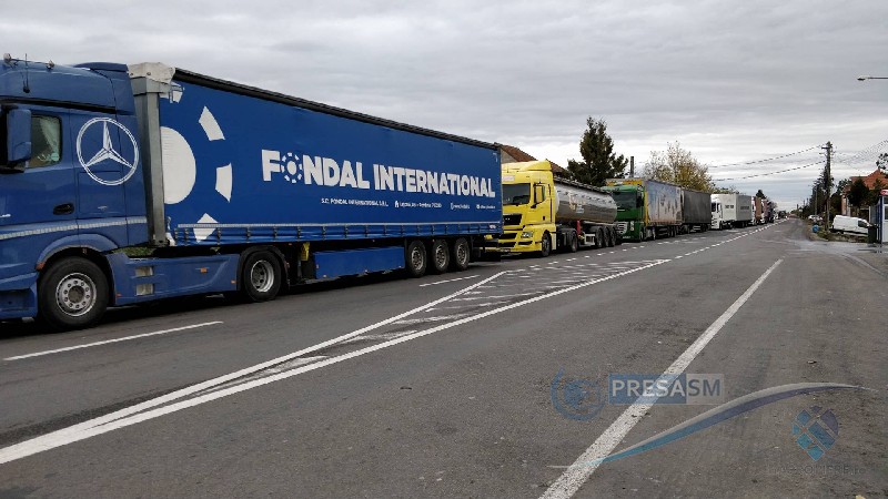 Atenție, soferi! Aglomerație la vămile din Satu Mare