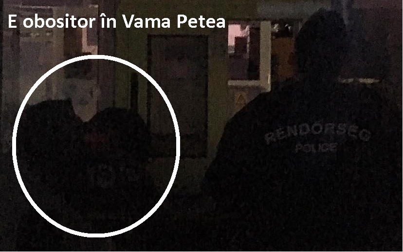 FOTO. Polițist surprins în lumea viselor în Vama Petea. Pauza de somn, o noutate?!