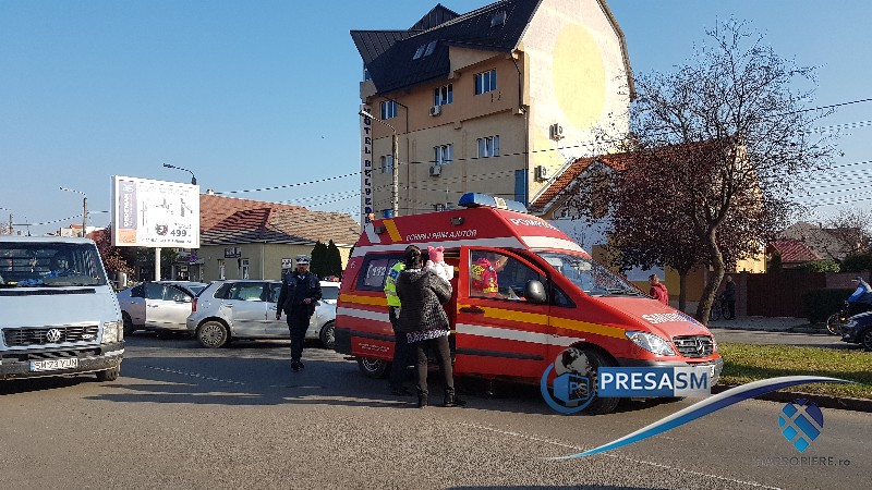 Tânără lovită pe trecerea de pietoni, în municipiul Satu Mare