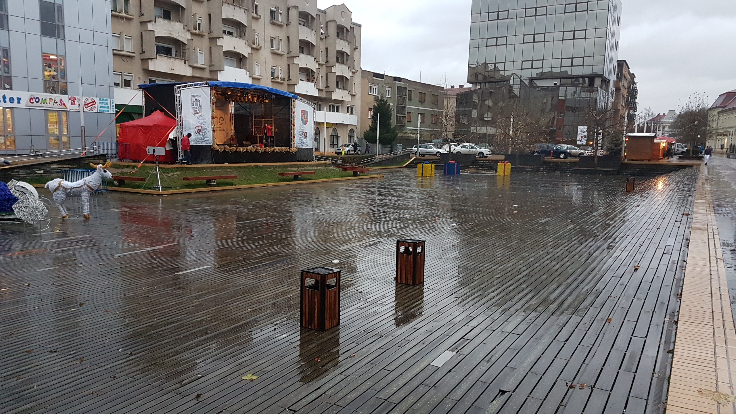 FOTO. Protestul Jobbik, zero barat. Nu a fost nimeni. Sătmărenii aleg normalitatea