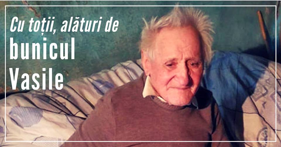 SOLIDARITATE. Mobilizare fenomenală a sătmărenilor pentru bunicul, de 92 de ani!