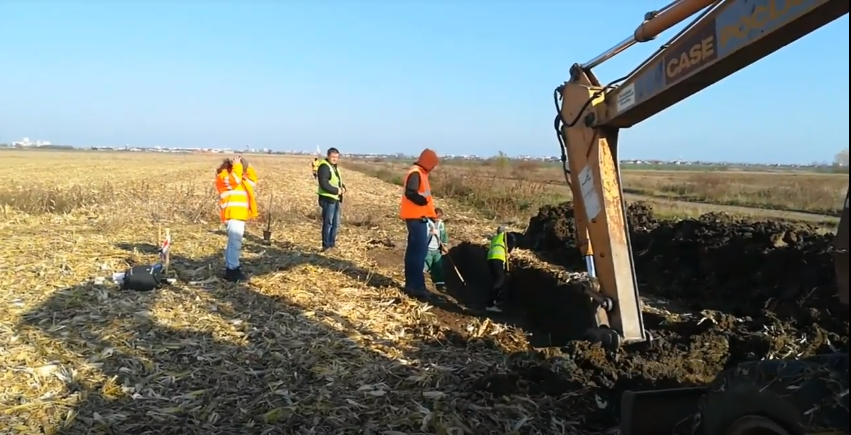 FOTO/VIDEO. Încep lucrările de construcție a centurii Sătmarului. Primele etape, finalizate