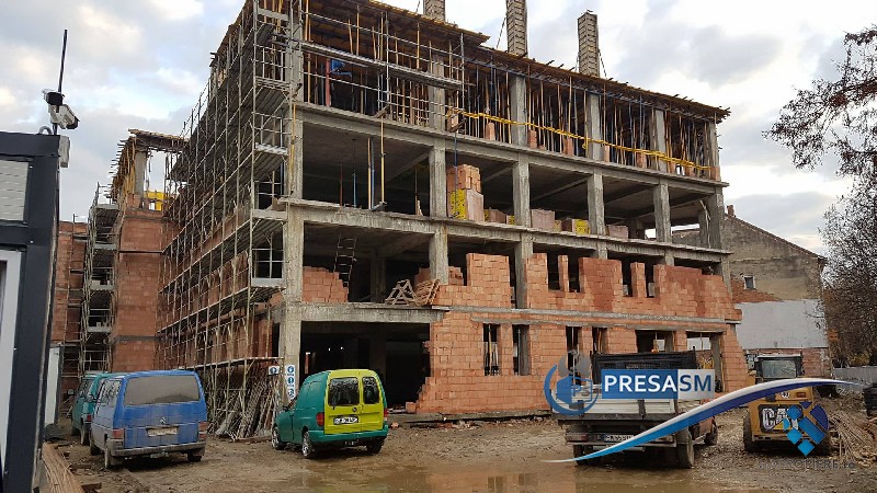 FOTOGALERIE. Sediul Prefecturii, Pașapoartelor și Permiselor se construiește în centrul Sătmarului