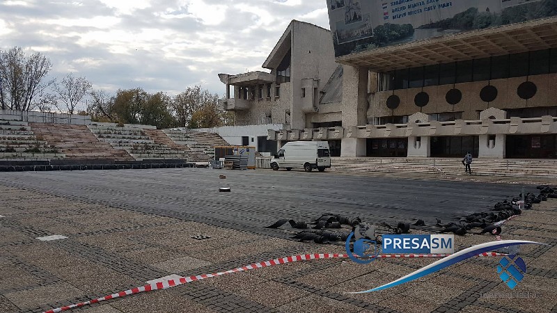 FOTO/VIDEO. Patinoar uriaș în centrul Sătmarului! Se deschide în 30 noiembrie