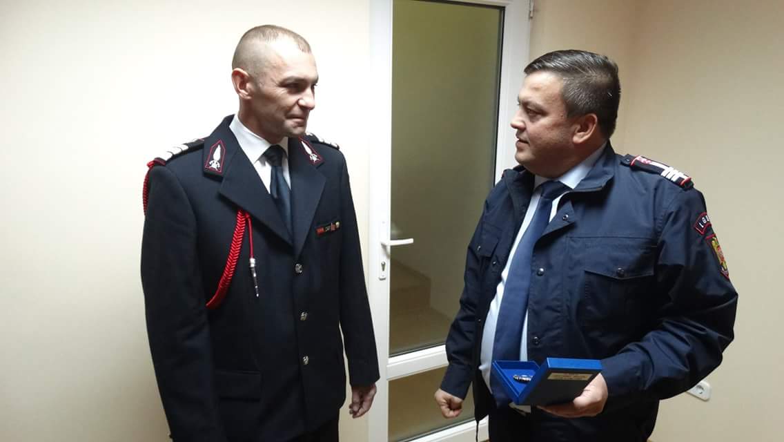 FOTO. Cei mai curajoși pompieri, premiați și avansați în grad. Olimpiu Moș, printre evidențiați