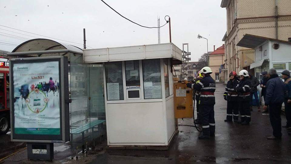 FOTOGALERIE. Panică în zona Gării de Nord. Incendiu în Satu Mare