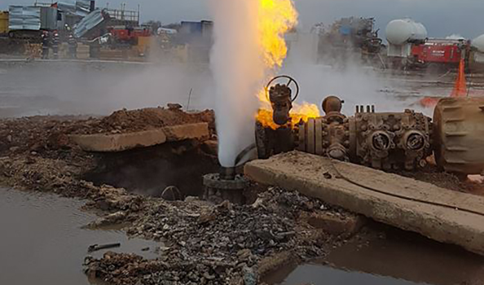 FOTOGALERIE. A fost eliberată total sonda de la Moftin. Liber la intervenție. Imagini inedite