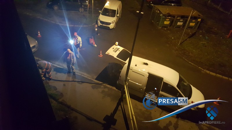FOTOGALERIE. Pericol în Cartierul Micro 14! Scurgere de gaz, intervin mai multe echipaje