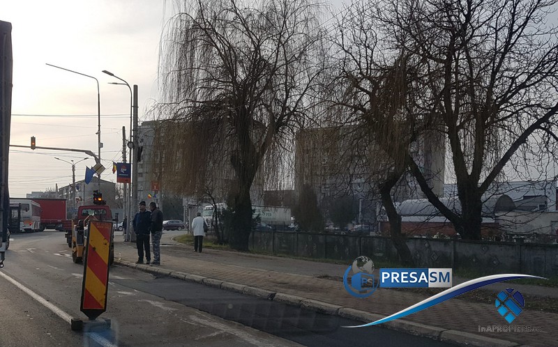 FOTO. Baza Podului Decebal a intrat în reabilitare ...temporară. Se acoperă craterele