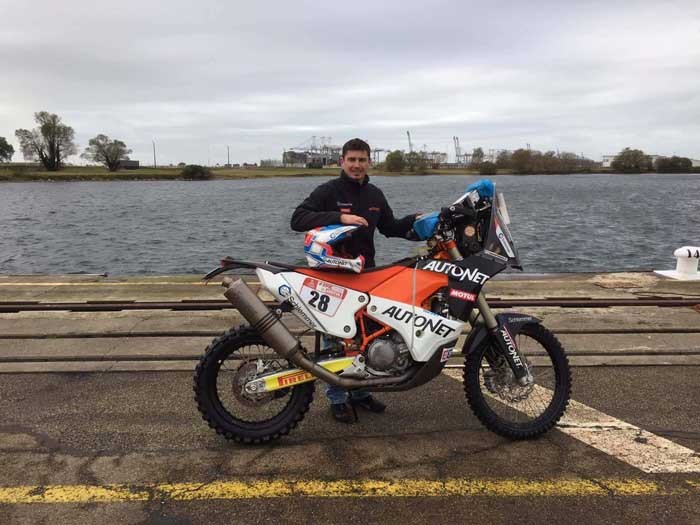 Succes, Mani Gyenes! Sătmăreanul pornește azi în cursă la Dakar 2018