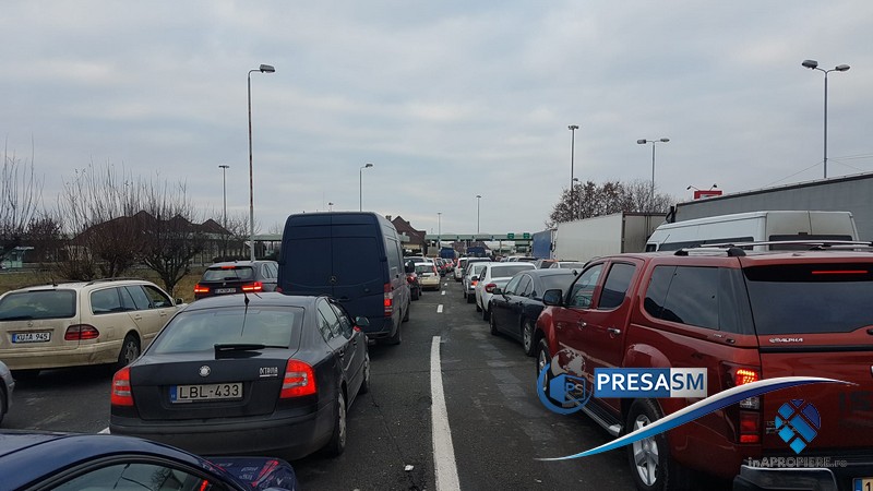 Nu se poate ieși din România spre Ungaria. PTF Petea și Urziceni sunt blocate