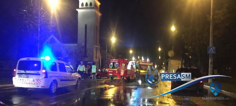 Fiecare ploaie înseamnă pietoni spulberați pe trecerea de pietoni! Trei răniți în Satu Mare