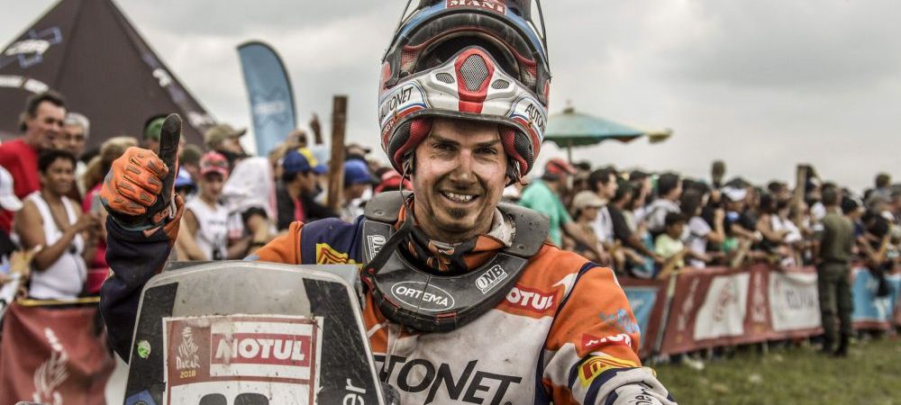 FOTO. Sătmăreanul Mani Gyenes, printre cei mai buni motocicliști din lume! Singurul român la Dakar