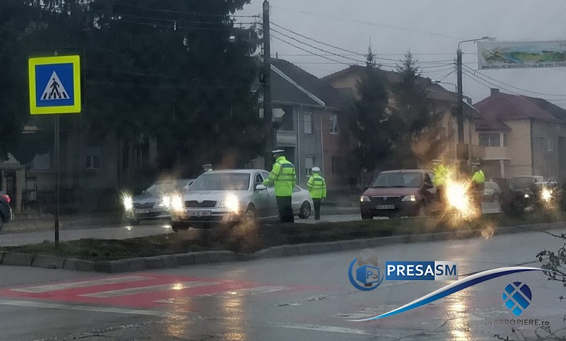 FOTO. Filtre masive ale Poliției Rutiere în Satu Mare. Nu a scăpat nimeni necontrolat