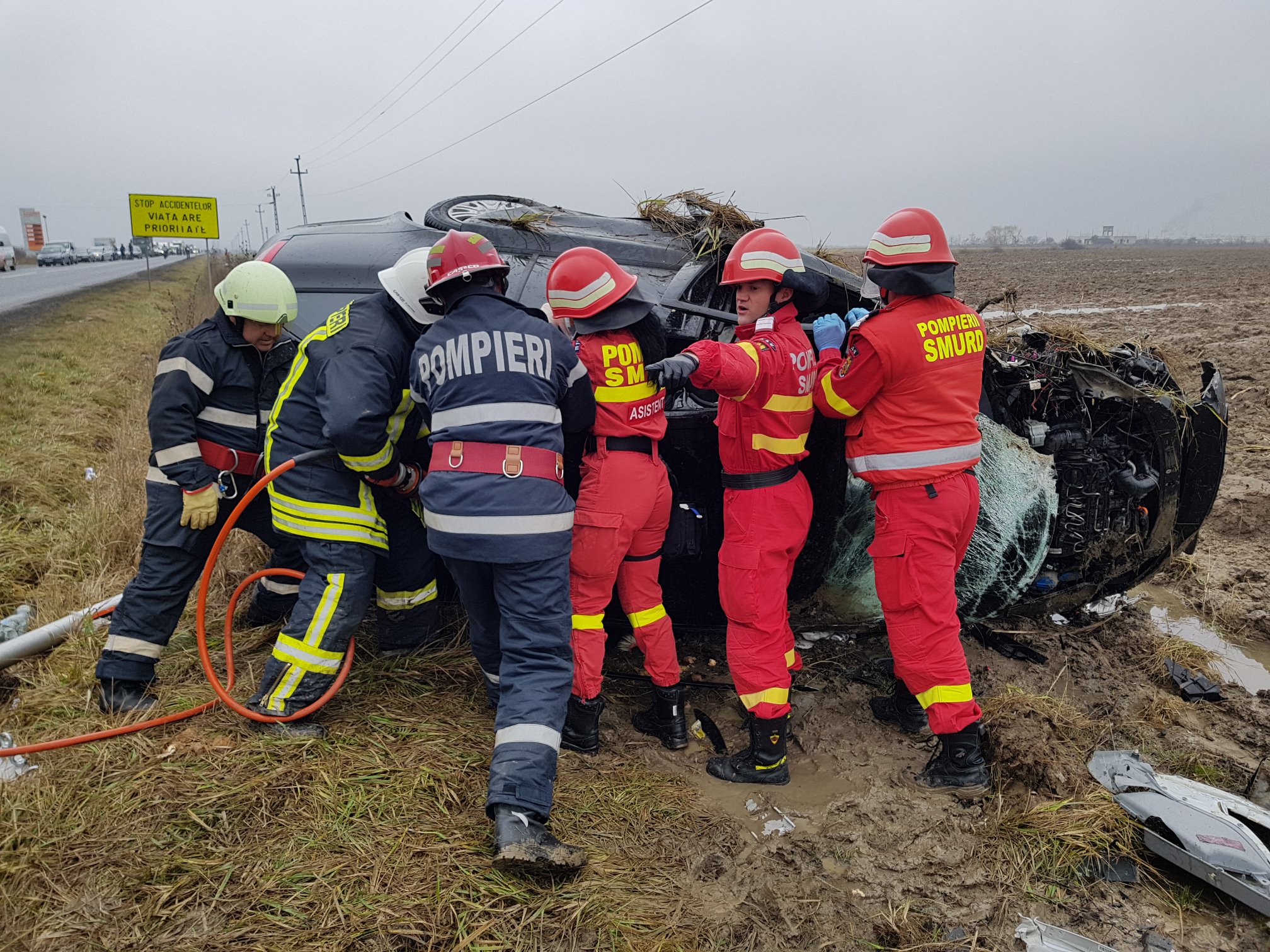 FOTO/VIDEO. Concluziile polițiștilor în cazul accidentului mortal de la Satu Mare