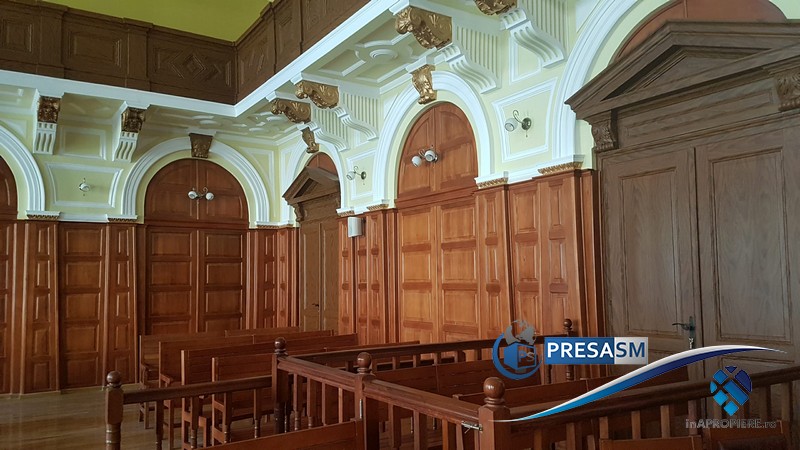 FOTOGALERIE. Palatul de Justiție din Satu Mare, reabilitat complet. Printre cele mai frumoase din țară