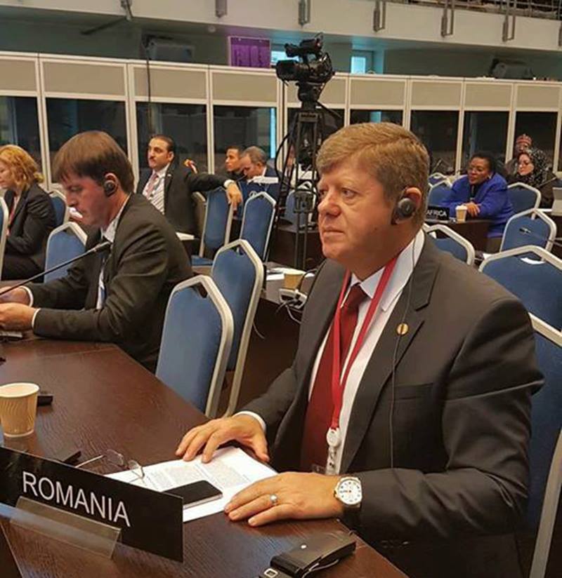 Deputatul Octavian Petric, în ședință de lucru la ONU, în problema migrației